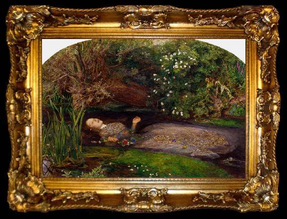 framed  Sir John Everett Millais Ophelia (mk09), ta009-2